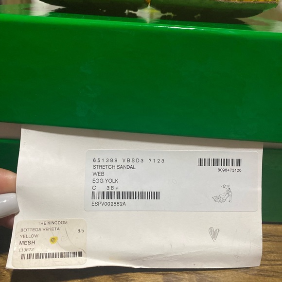 Bottega Veneta - Mesh Stretch Sandals - Picture 9 of 10